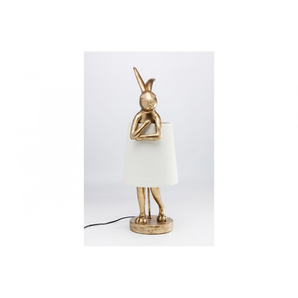 Table lamp Animal Rabbit, gold, E14 5W (max) 68x23x23cm