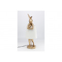 Galda lampa Animal Rabbit, zelta, E14 5W (max) 68x23x23cm