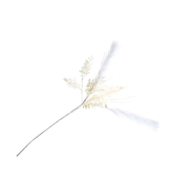 Decorative plant Meskantus Little Bunny white G21160, 89cm