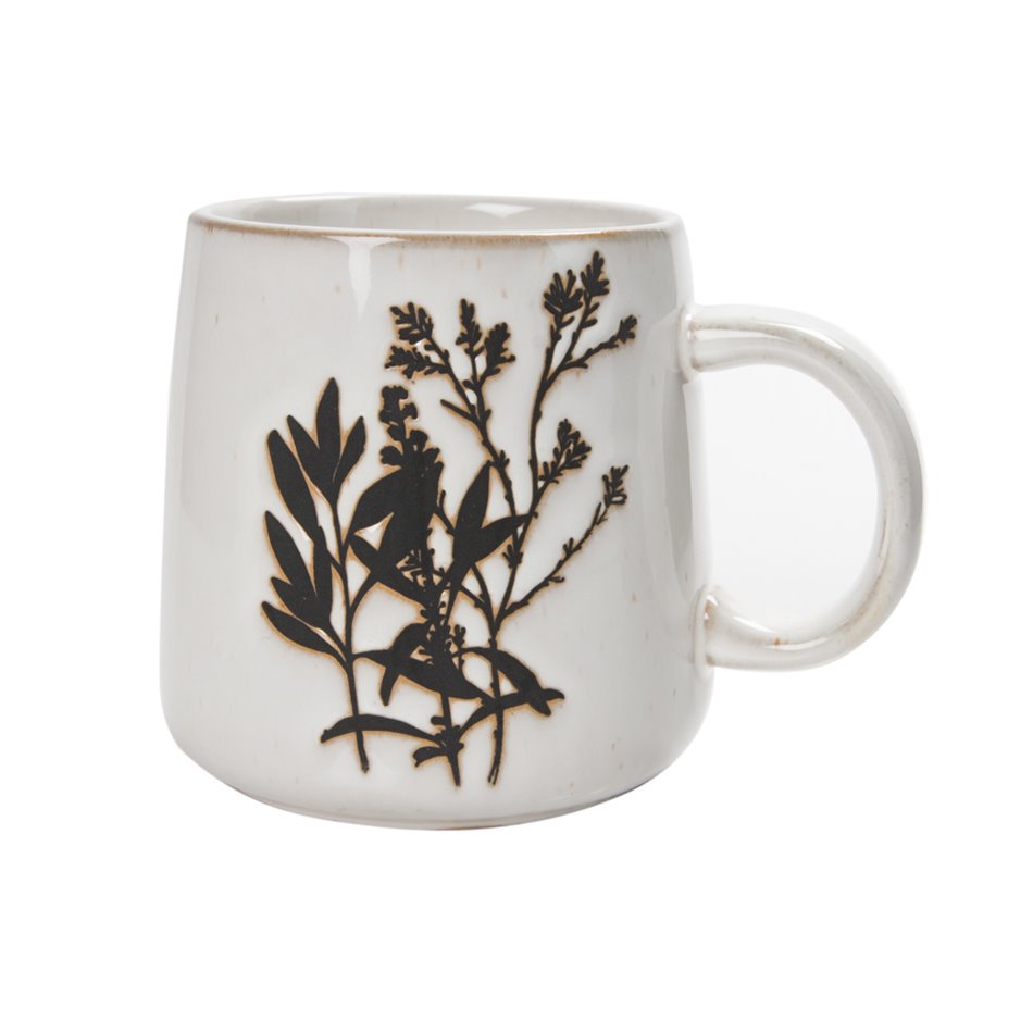 Mug Bacara, white, 350ml