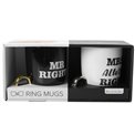 Mugs Mr Right and Mrs Always Right, 2set, 10x9cm,350ml