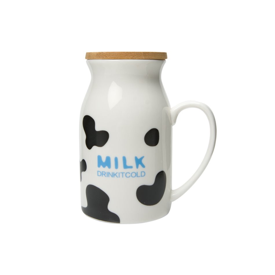 Milk mug, ceramic, 14x8cm
