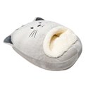 Foot warmer Kitty, gray, 34x26cm
