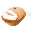 Foot warmer Woof!, brown, 36x27cm