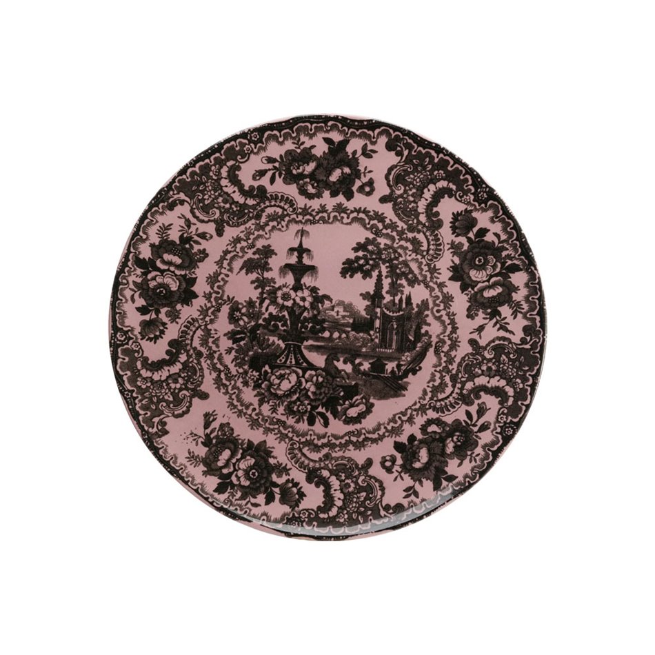 Plate Sakura, pink, D27cm