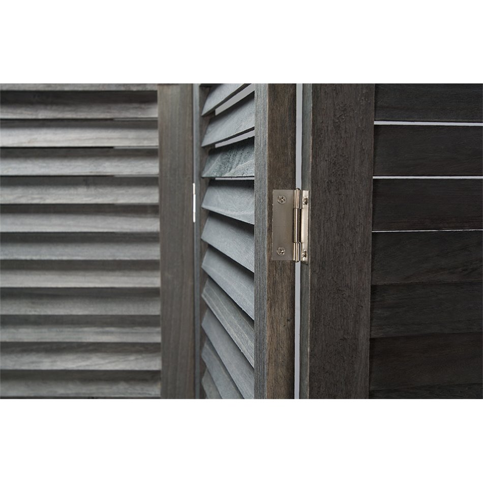 Wooden screen, grey, 170x40cm