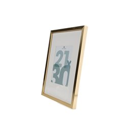 Photo frame Manu, golden, 21x30cm