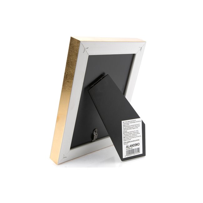 Photo frame Karinne 01, black/gold, 10x15cm