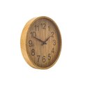 Sienas pulkstenis Wood, brūns, D30x3cm