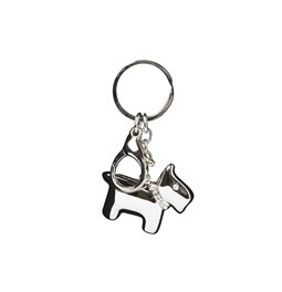 Keychain Dog, metal, W5xH5.5cm