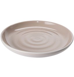 Two colored plate S, beige, D20.5cm