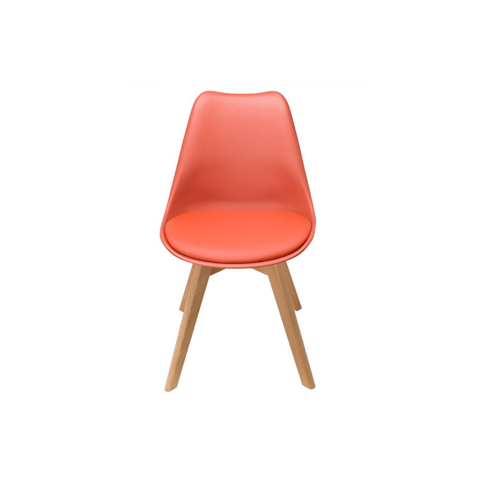 Krēsls Baya, terakota, H81x47cm, sēdvirsmas h45cm