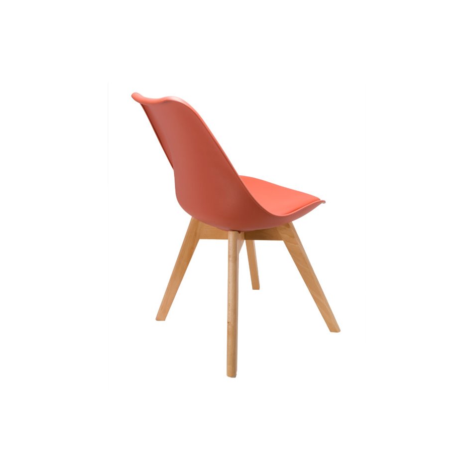 Krēsls Baya, terakota, H81x47cm, sēdvirsmas h45cm