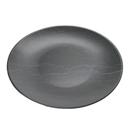Dessert plate Cadence, grey, D20cm 