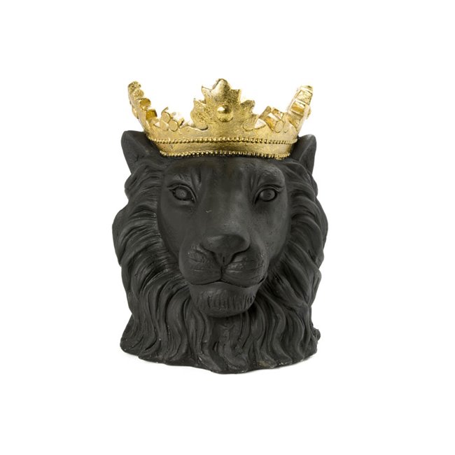 Puķupods Black Lion, zelta, H39.5x28x30.5cm