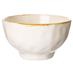 Bowl Organicl, beige-white D15cm