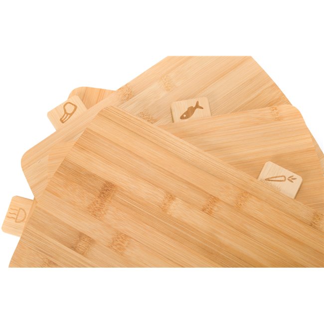 Bamboo cutting board set