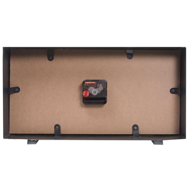 Iron table clock Mirano, H21x40x8cm