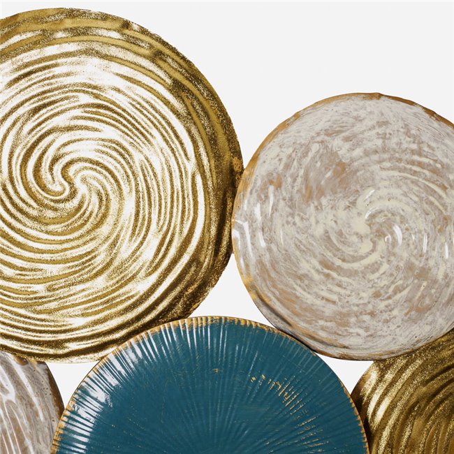 Wall decor Ethnic, golden/grey, 114x5x48cm