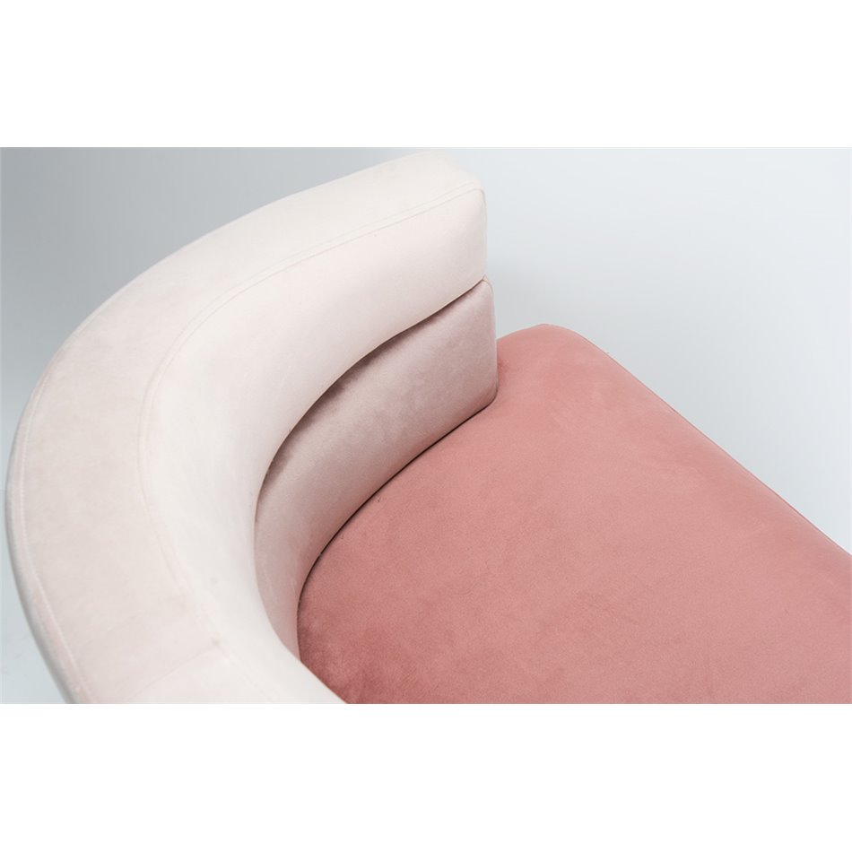 Atpūtas krēsls Navilli, rozā, 65x64x74cm, sēdvirsmas h 40cm