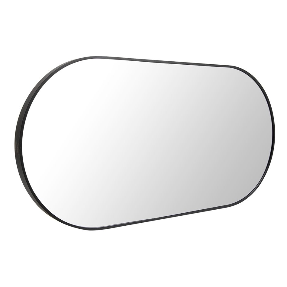 Mirror Isso, black, 50x100cm