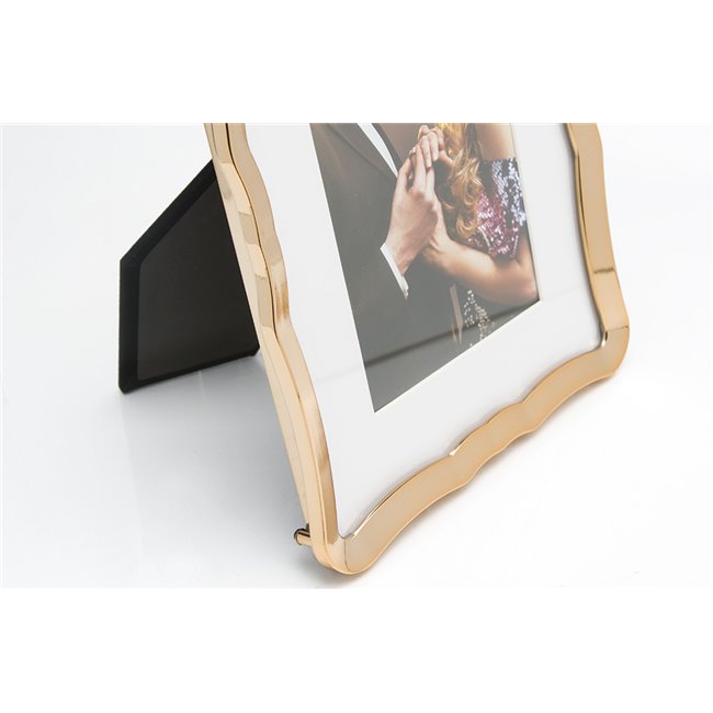 Photo frame Martin, gold tone/zinc alloy, 10x15cm
