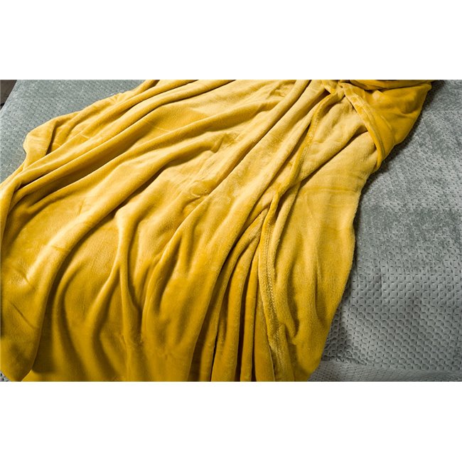 Throw Uni Ocre, 180x230cm