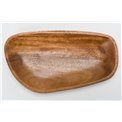 Decorative bowl Tumra S, brown acacia, H4x31x17cm