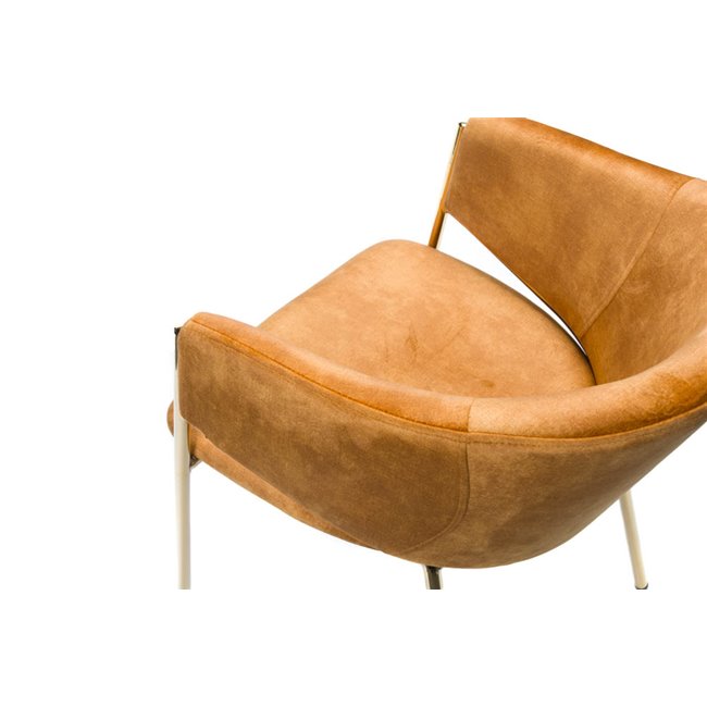 Обеденный стул Undine 211, бархат, 60x51x79, высота сиденья 47см