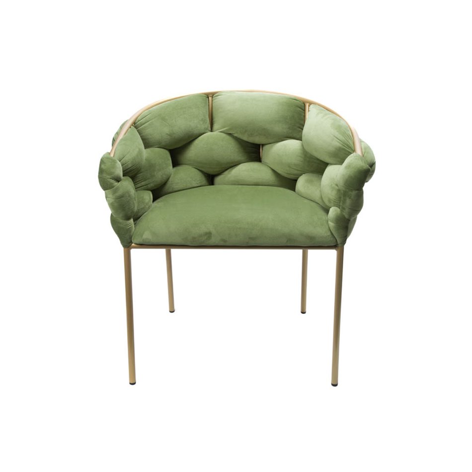 Обеденный стул Langeland, бархат, 68x44x76 высота сиденья 48см