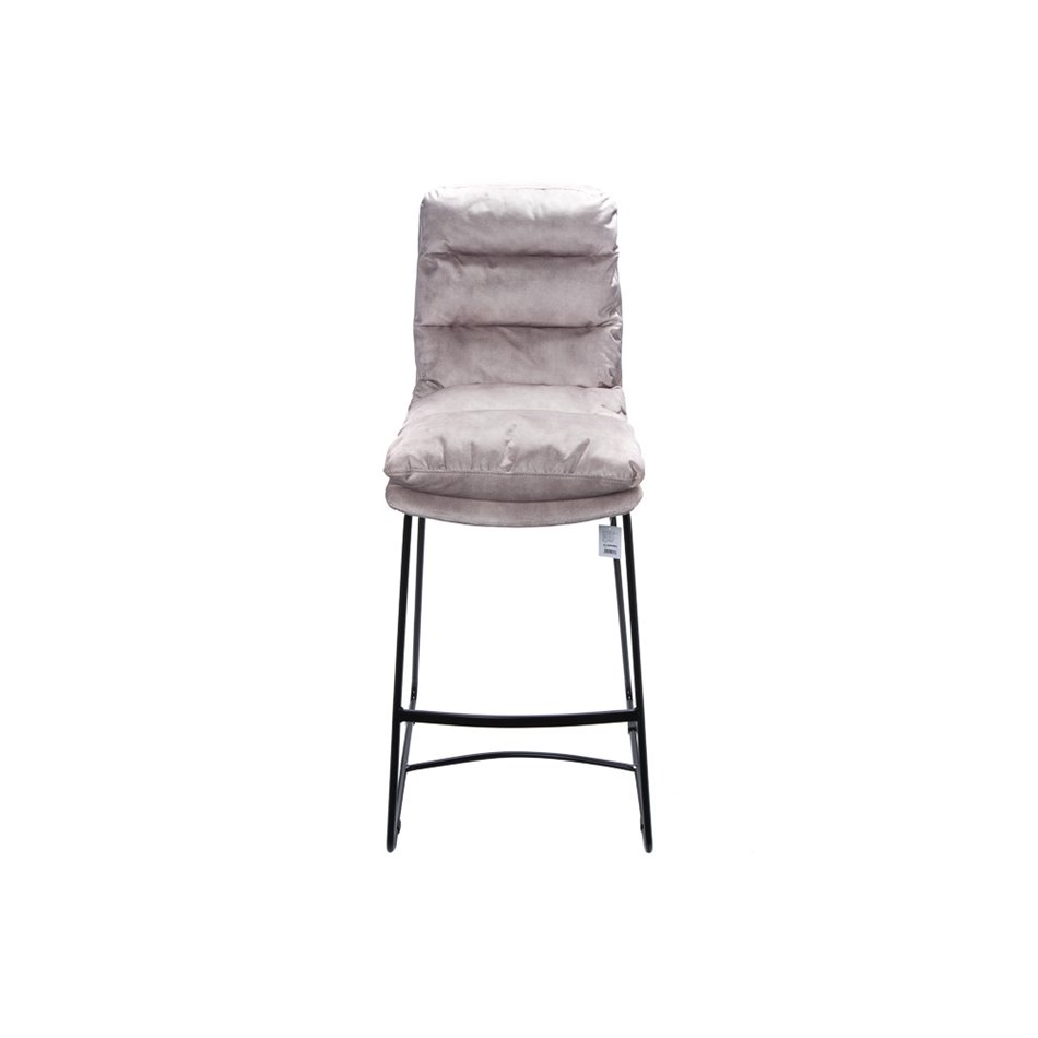 Барный стул Teddy, кремовый, H109x60.5x43cm, высота сиденья 80cm