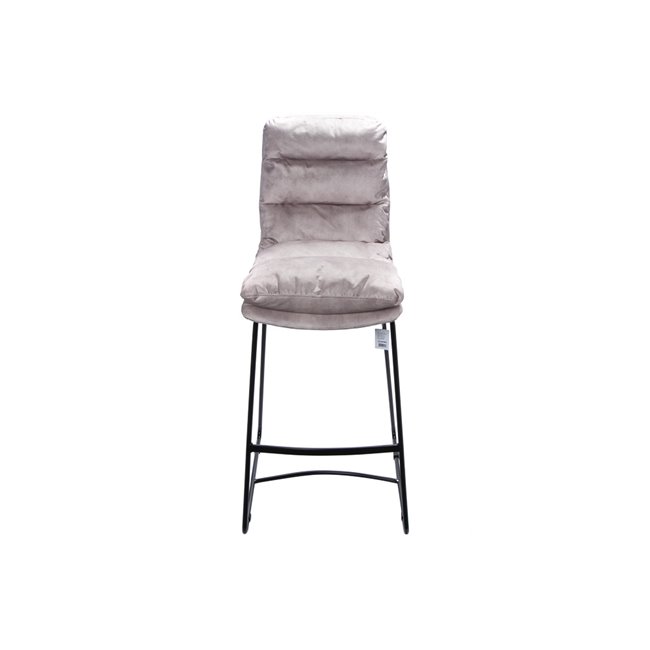 Барный стул Teddy, кремовый, H109x60.5x43cm, высота сиденья 80cm