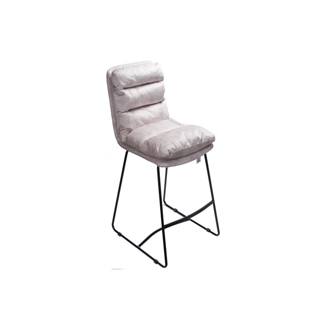 Bāra krēsls Teddy, krēma, H109x60.5x43cm, sēdvirsmas h-80cm