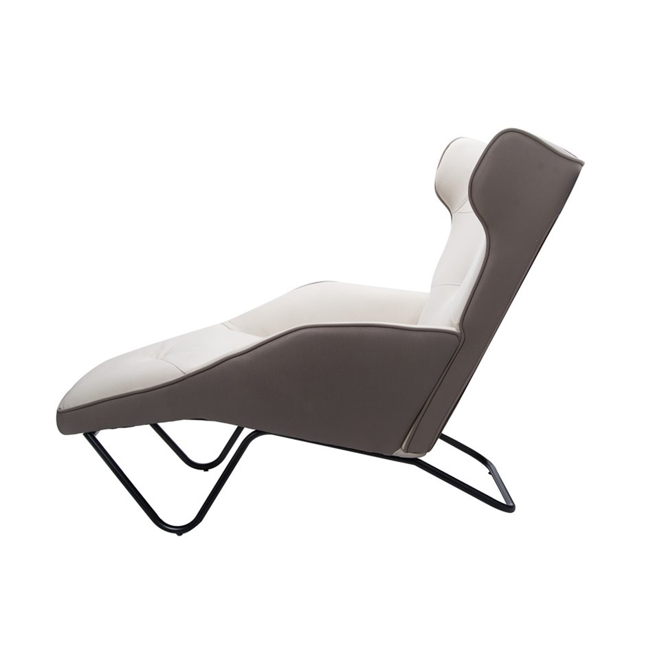 Atpūtas krēsls Dandy SK-17,krēma/brūns, 91x125x75,sēdv.h40cm