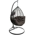 Hanging chair Gabro, dark  grey, H195, D105cm