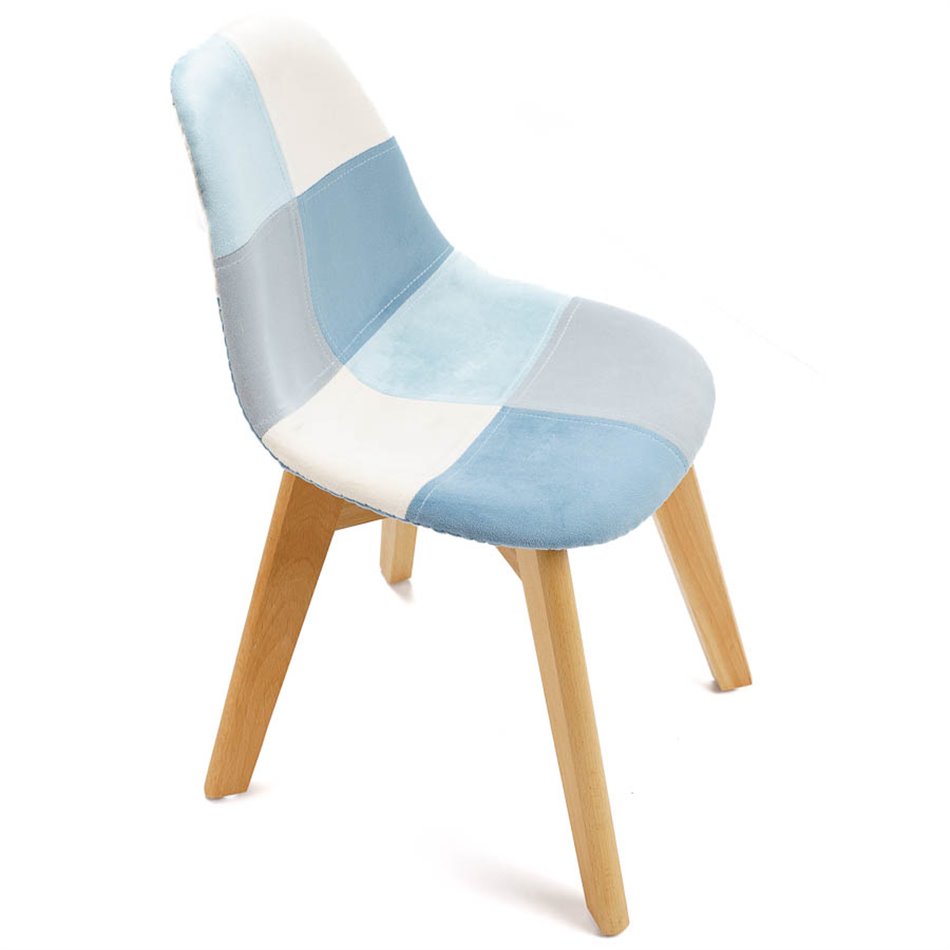 Bērnu krēsls Leonie, zils, 58x35x29.5cm