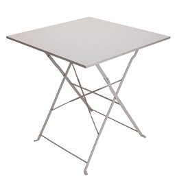 Dining table Palerme, foldable, khaki, 71x70x70cm