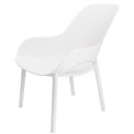 Armchair MALIBU, white, 82x77.5x59cm, seat height-38cm