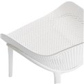 Armchair MALIBU, white, 82x77.5x59cm, seat height-38cm