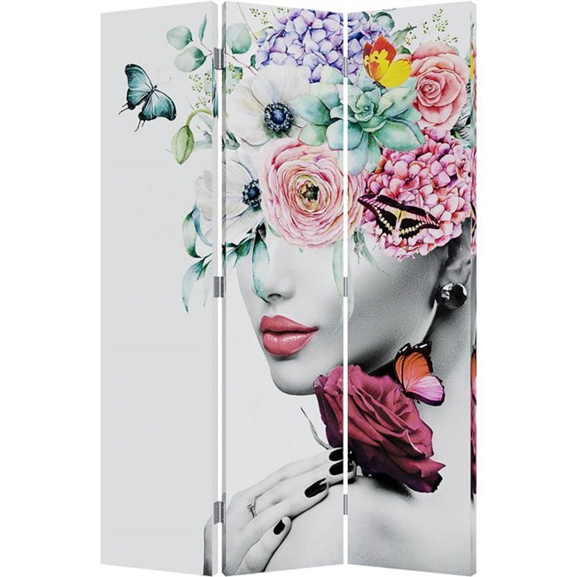 Aizslietnis Beauty with floral decorations, 120x180cm