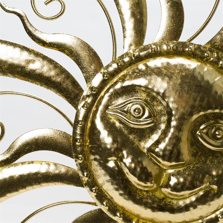 Sienas dekors Kila Sun, zelta krāsā, D77x3cm