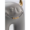 Deco object  Funny Teeth, grey, H15x12.5x6cm