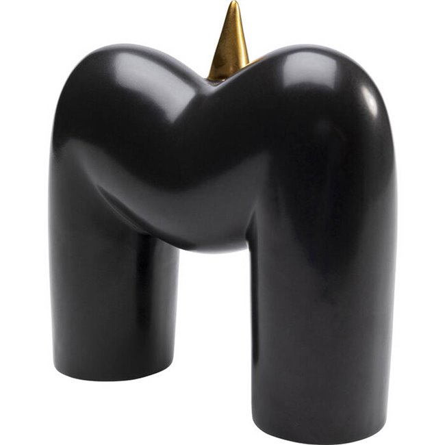 Deco object  Funny Teeth, black, H15x14x6cm