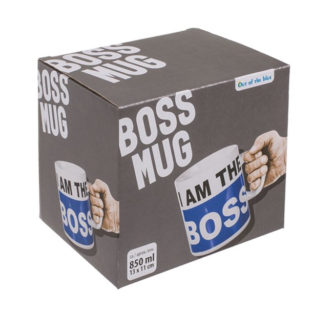 Mug I am the Boss, 13x11cm, 1000ml