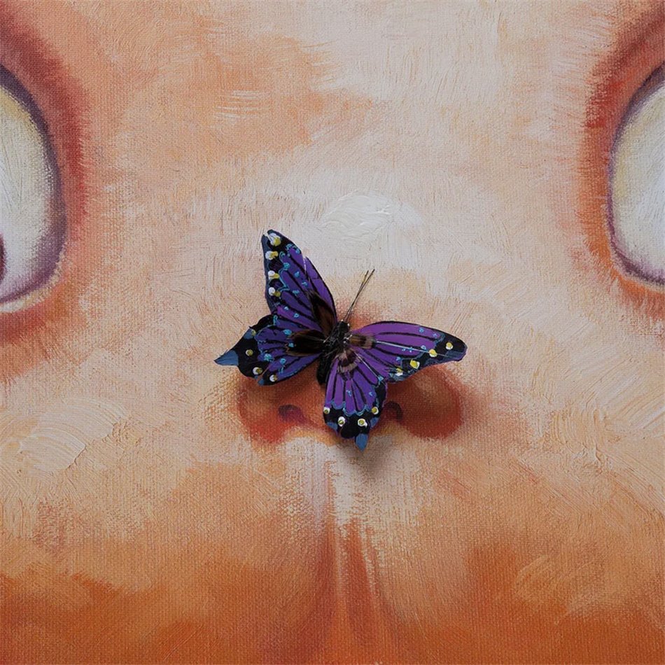 Bilde Touched Boy with Butterflys, 100x100cm
