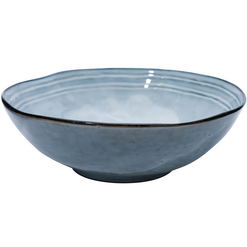 Bowl Flower blue, H7.5cm, D24.5cm