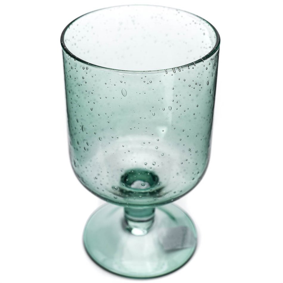 Wine glass Naia, green, H13.8cm D8cm 