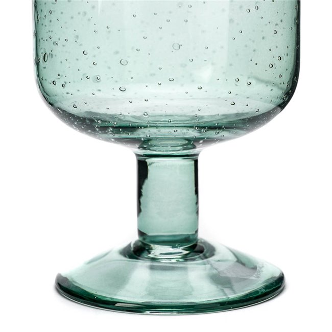 Wine glass Naia, green, H13.8cm D8cm 