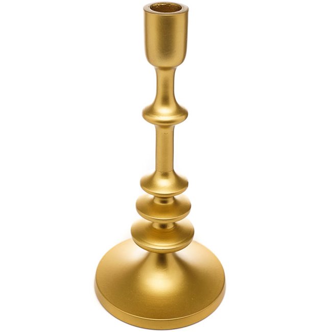 Candlestick, metal, H26cm, D12cm