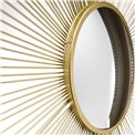 Mirror Gold sun, metal, D70x1.5cm